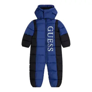 Gepolsterter Einteiler mit Kapuze, Baby, mit langen Ärmeln Guess image-0