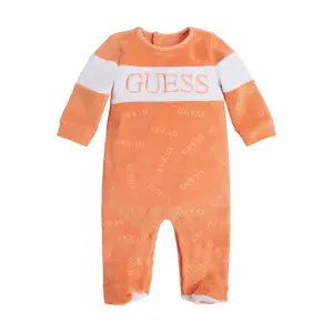 Baby girl chenille jumpsuit Guess image-0
