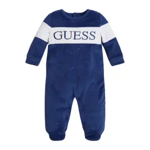 Baby girl chenille jumpsuit Guess image-0