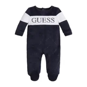 Baby girl chenille jumpsuit Guess image-0