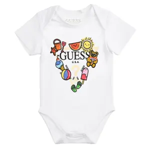 Baby jacket + bodysuit + shorts set Guess image-3