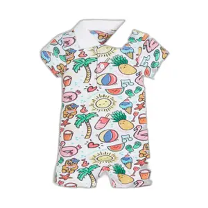 Baby girl polo romper Guess image-0