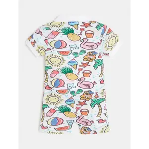 Baby girl polo romper Guess image-1