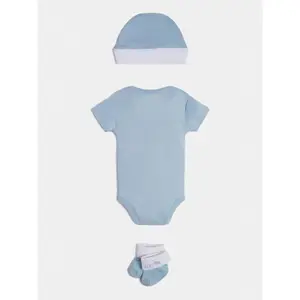 Set bodysuit + hat + socks child Guess image-1