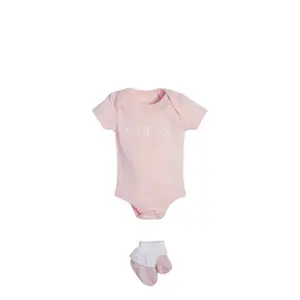 Girls bodysuit + hat + socks set Guess image-0