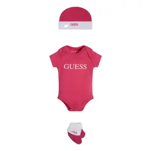 Girls bodysuit + hat + socks set Guess image-0
