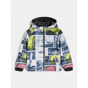 Regenjacke mit Kapuze zum Wenden Kind Guess image-1