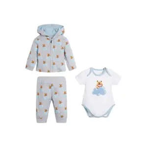 Baby sweatshirt + bodysuit + pants set Guess image-0