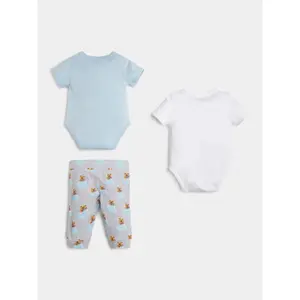 Set of 2 baby bodysuits + pants Guess image-1