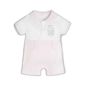 Baby girl polo romper Guess image-0