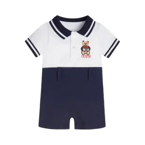 Baby boy polo romper Guess image-0