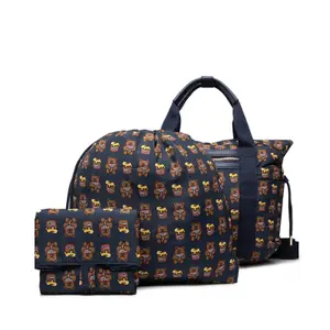 Baby girl laundry bag and mat Guess image-0