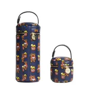 Baby girl's biberon bag + pacifier kit Guess image-1