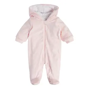 Grenouillère matelassée à capuche bébé Guess image-0