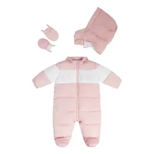 Gesteppter Baby-Strampler mit Kapuze Guess image-1