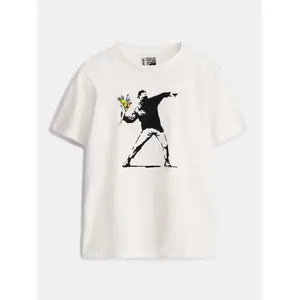 Child's T-shirt Guess BSC Flower Banksy image-2