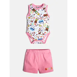 Set body + short léger bio bébé Guess image-2