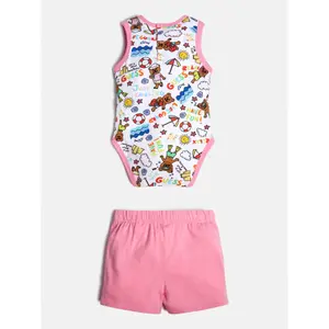 Set body + short léger bio bébé Guess image-3