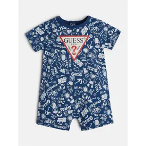 Short jersey jumpsuit baby boy Guess image-1