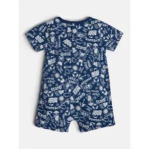 Short jersey jumpsuit baby boy Guess image-2