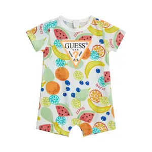 Short jersey jumpsuit baby boy Guess image-0