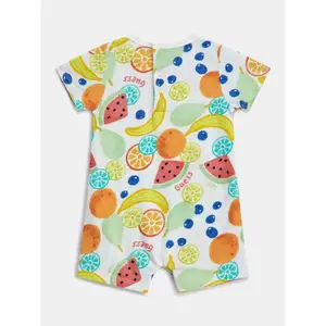 Short jersey jumpsuit baby boy Guess image-2