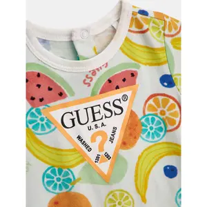 Short jersey jumpsuit baby boy Guess image-3