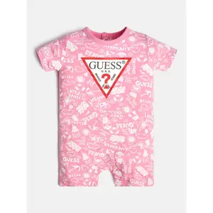Short jersey jumpsuit baby boy Guess image-1