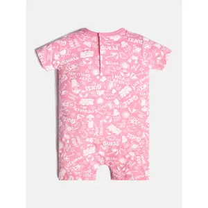 Short jersey jumpsuit baby boy Guess image-2