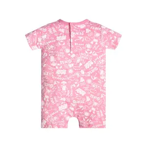 Short jersey jumpsuit baby boy Guess image-3