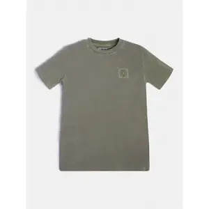 Organic cotton T-shirt for kids Guess image-2