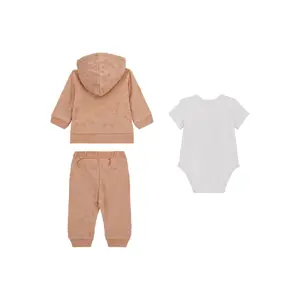 Baby boy sweatshirt + bodysuit + pants set Guess image-1