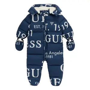 Padded hooded baby coat Guess image-0
