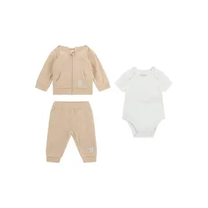 Ensemble sweartshirt,body et jogging bébé garçon Guess image-0