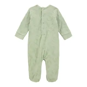 Jacquard and knit all-in-one for baby boy Guess image-1