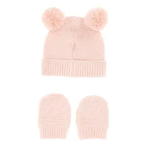 Czapka z rękawiczkami dla niemowląt Guess image-1