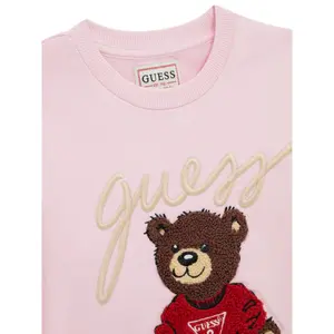 Camisola para rapariga Guess Active cotton candy pink image-2