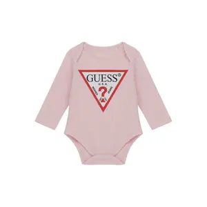Baby girl long sleeve bodysuit Guess image-0