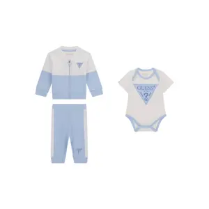 Ensemble survêtement zippé et body bébé garçon Guess Active image-1