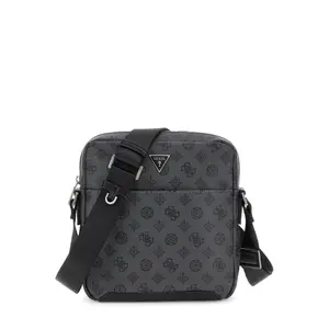 Borsa a spalla piatta con zip Guess Torino image-0