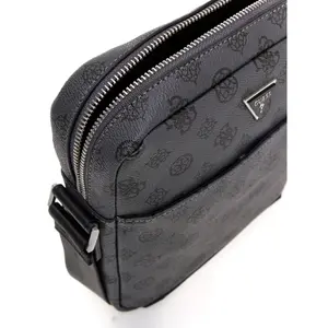 Borsa a spalla piatta con zip Guess Torino image-2