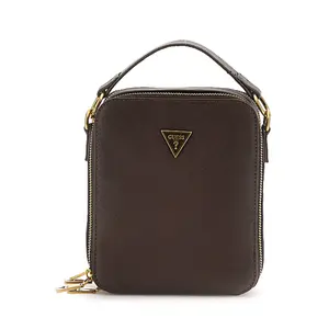 Borsa a tracolla con zip circolare Guess Torino Xbody image-0