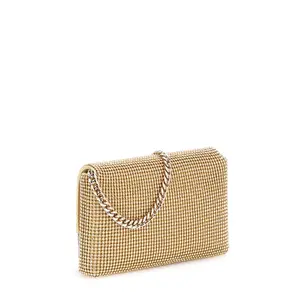 Bolso de mano con cierre de solapa y botón para mujer Guess Zalina image-1