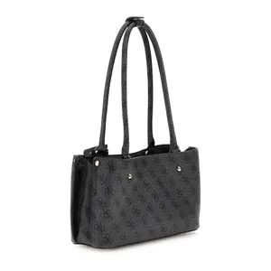 Women's faux leather shoulder bag Guess Meridian II image-1