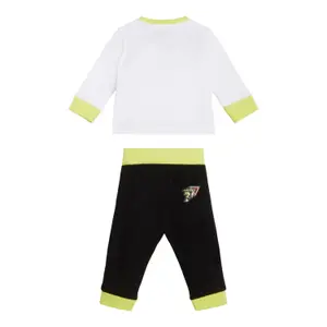 Baby boy long sleeve t-shirt + jogging suit Guess image-1