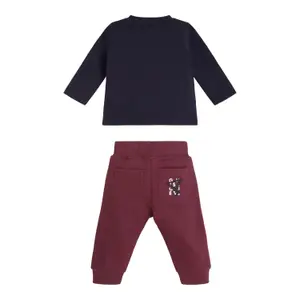 Baby boy long sleeve t-shirt + jogging suit Guess image-1