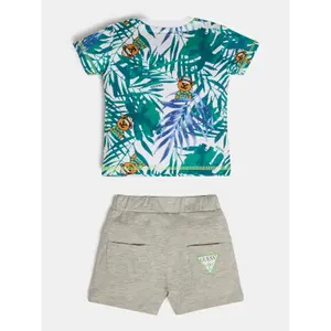 Baby boy t-shirt + shorts set Guess image-1