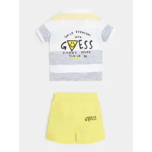 Baby boy polo + shorts set Guess image-1