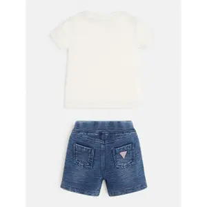 Baby boy polo + shorts set Guess image-1