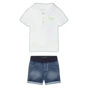 Baby boy t-shirt + shorts set Guess image-0